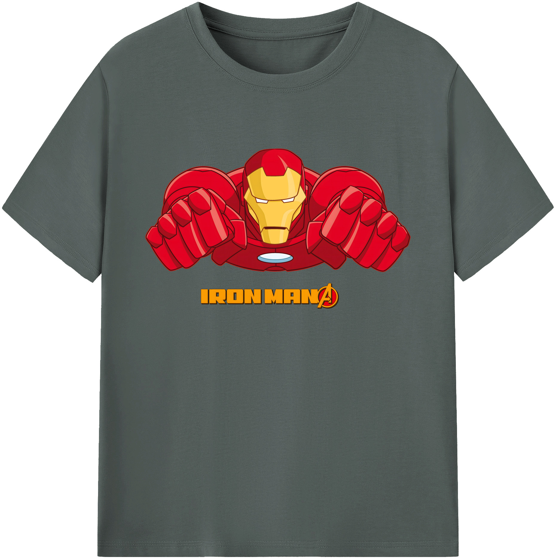 （画像用） アベンジャーズ The Avengers 綿100％ メンズ半袖Tシャツ｜肌触りやわらか＆通気性